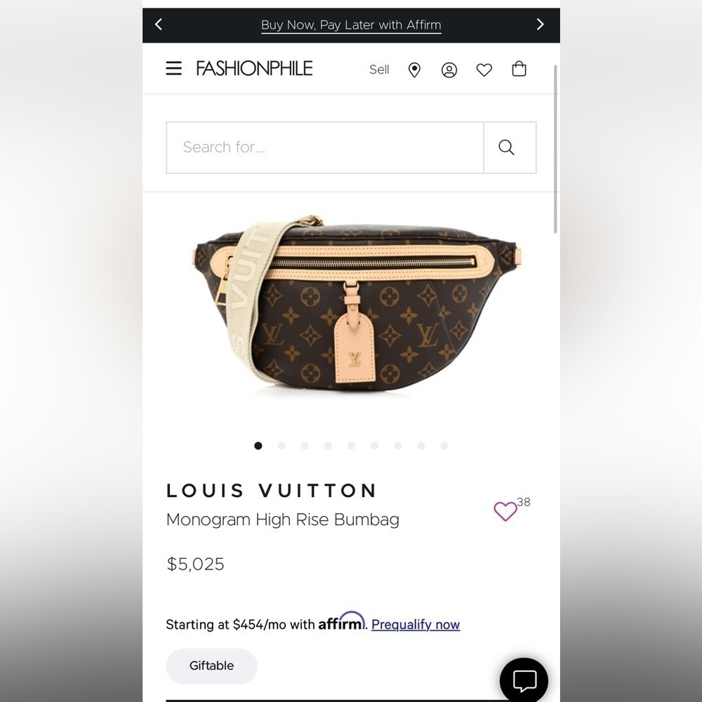 LV High Rise bumbag - Picture 6 of 7
